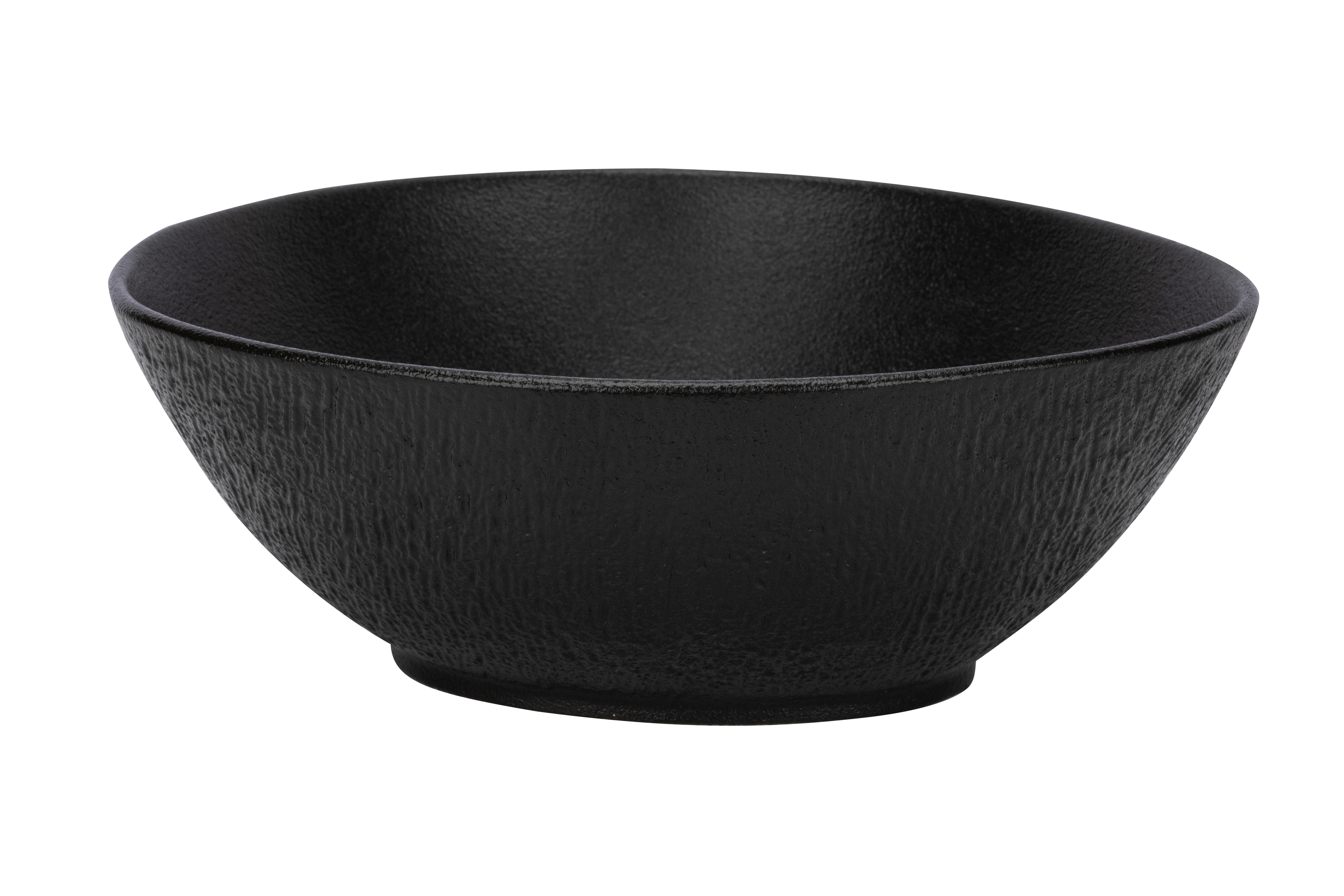 Miska Na Müsli Haruki - černá, Moderní, keramika (19/17,1/6,8cm) - Premium Living