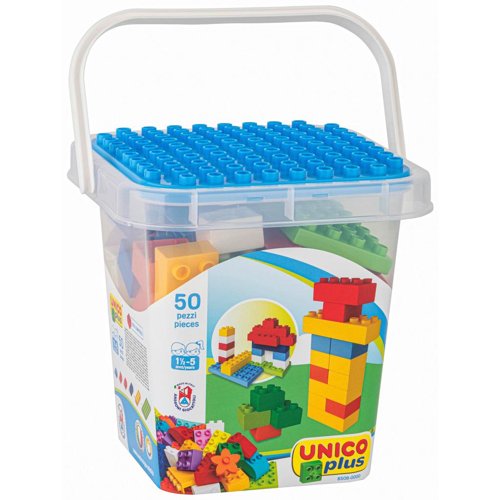 Bausteine Unico Plus Ab 1,5 Jahren Mit 50 Bausteinen+eimer