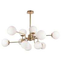 Kronleuchter Erich - Messingfarben, Trend, Glas/Metall (110/42,7/50cm) - MAYTONI