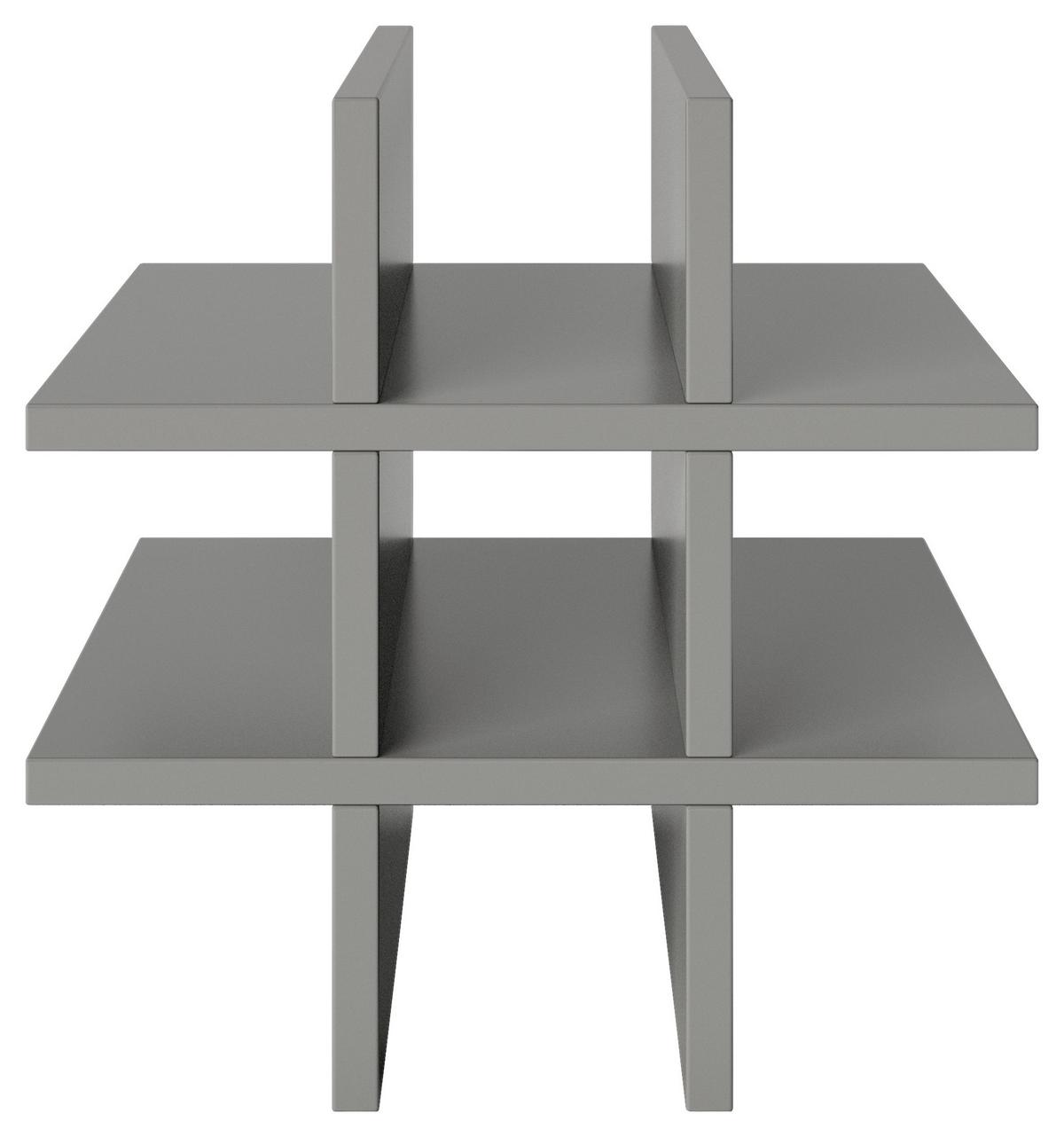 Regaleinsatz Fortuna Holzwerkstoff Grau B: 34 cm - Grau, Basics, Holzwerkstoff (34/34/33,4cm) - MID.YOU