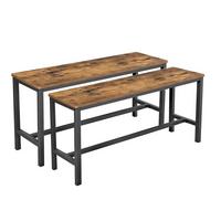 LAVICA VASAGLE - hnedá/čierna, Natur, kov/kompozitné drevo (108/50/33,5cm) - Boxxx