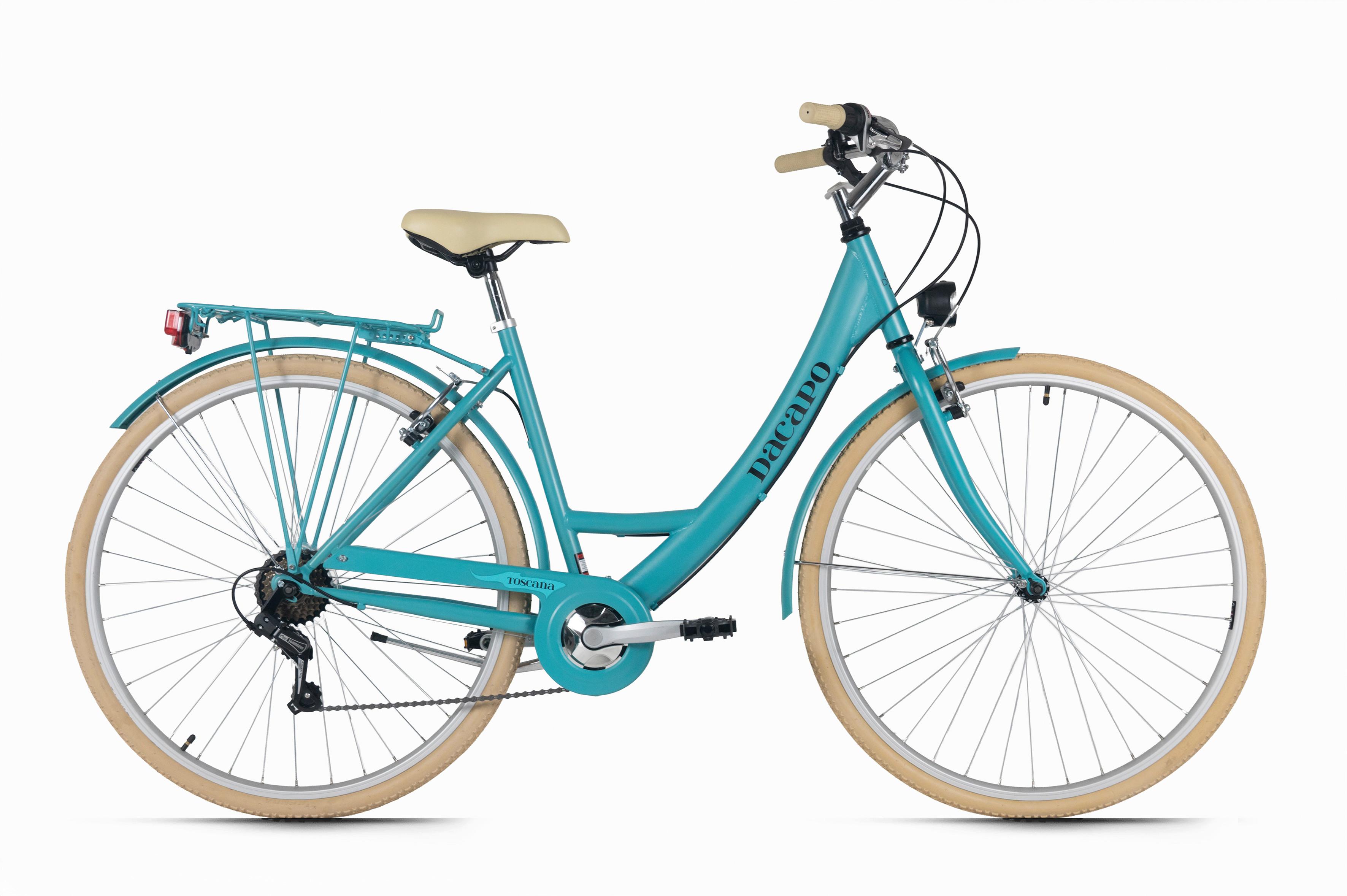 Damenfahrrad 28'' DaCapo Toscana türkis - Türkis, Basics, Metall (25/140/60cm)