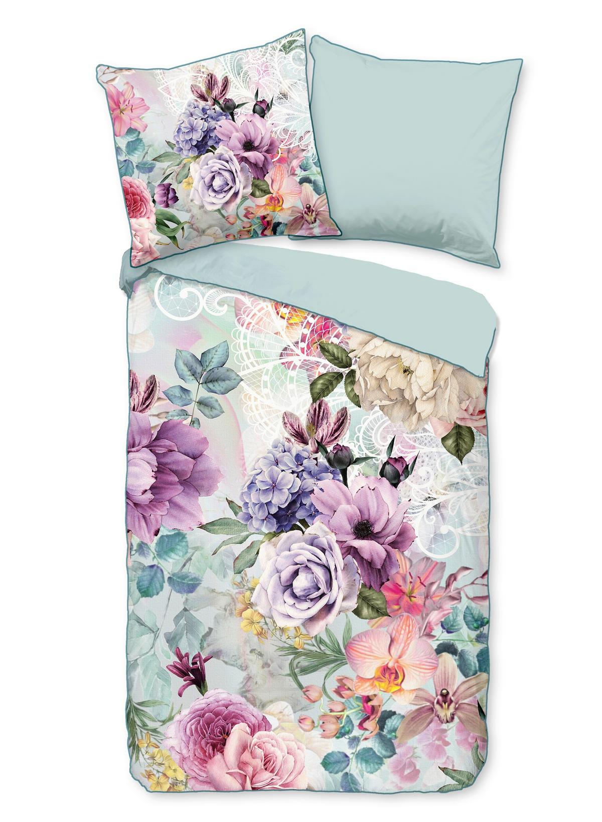 Wendebettwäsche Anamin Multicolor 135x200 cm - Multicolor, Natur, Textil (135/200cm)