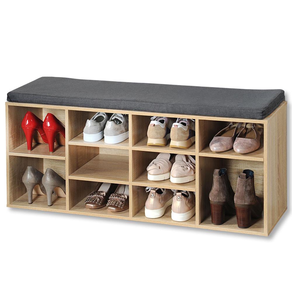 Schuhschrank Sonoma Eiche - Sonoma Eiche, MODERN, Holzwerkstoff (103,5/29,5/48cm) - Kesper