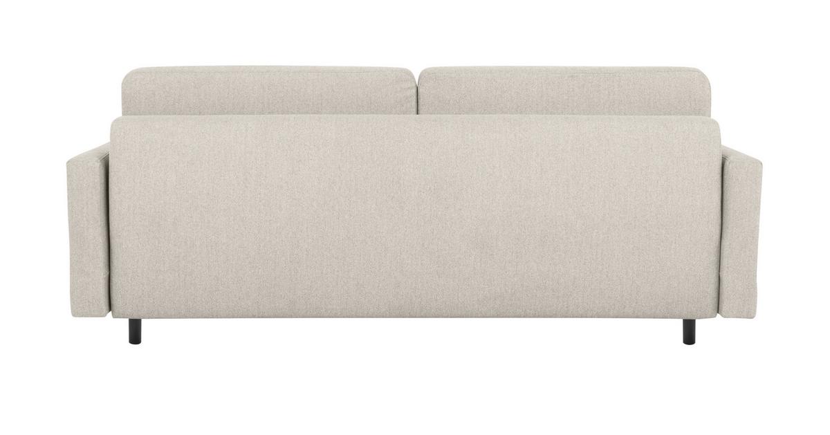 Schlafsofa Noret, Hellgrau B: 222 Cm - Buchefarben/Hellgrau, Design, Textil (222/93/99cm) - MID.YOU
