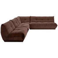 Ecksofa Giselle Braun - Braun, Trend, Textil (315/285cm) - Livetastic
