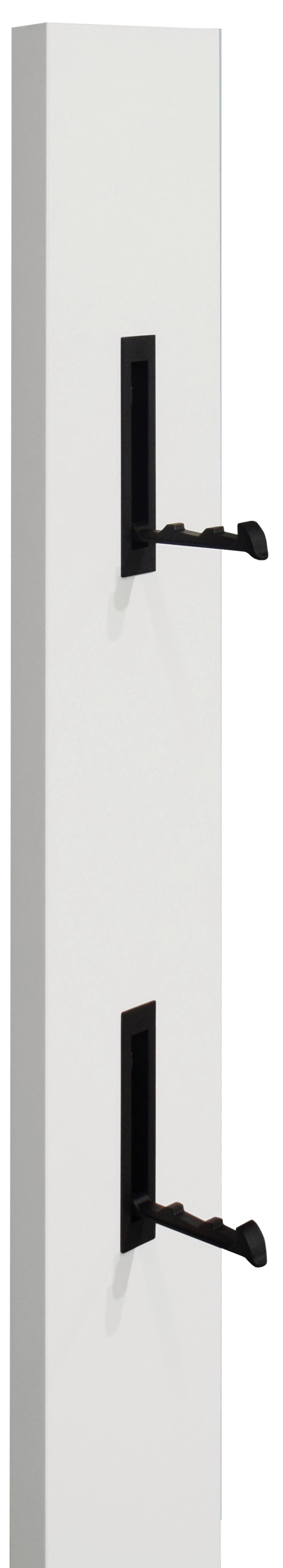 Šatní panel LUDWIG - bílá, Moderní, kompozitní dřevo (13/110/3cm) - Mömax