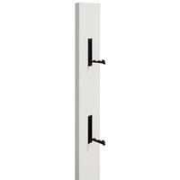 Vešiakový panel LUDWIG - biela, Modern, kompozitné drevo (13/110/3cm) - Mömax