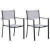 Gartensessel Stapelbar Copacabana Aluminium - Schwarz/Grau, KONVENTIONELL, Textil/Metall (56,5/88/61cm) - Gardenson