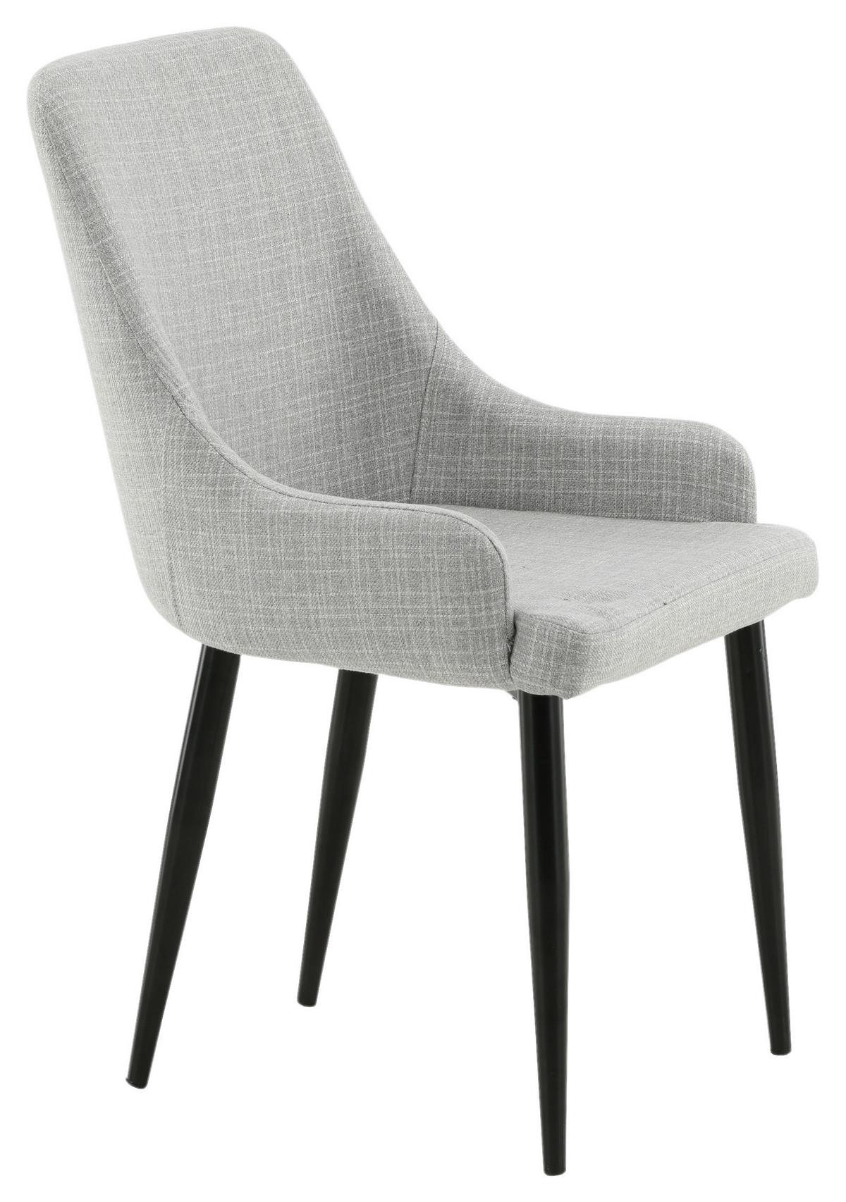 Stuhl-set Plaza Weiß B: 49 Cm - Weiß, Design, Textil/Metall (49/86/58cm) - Livetastic