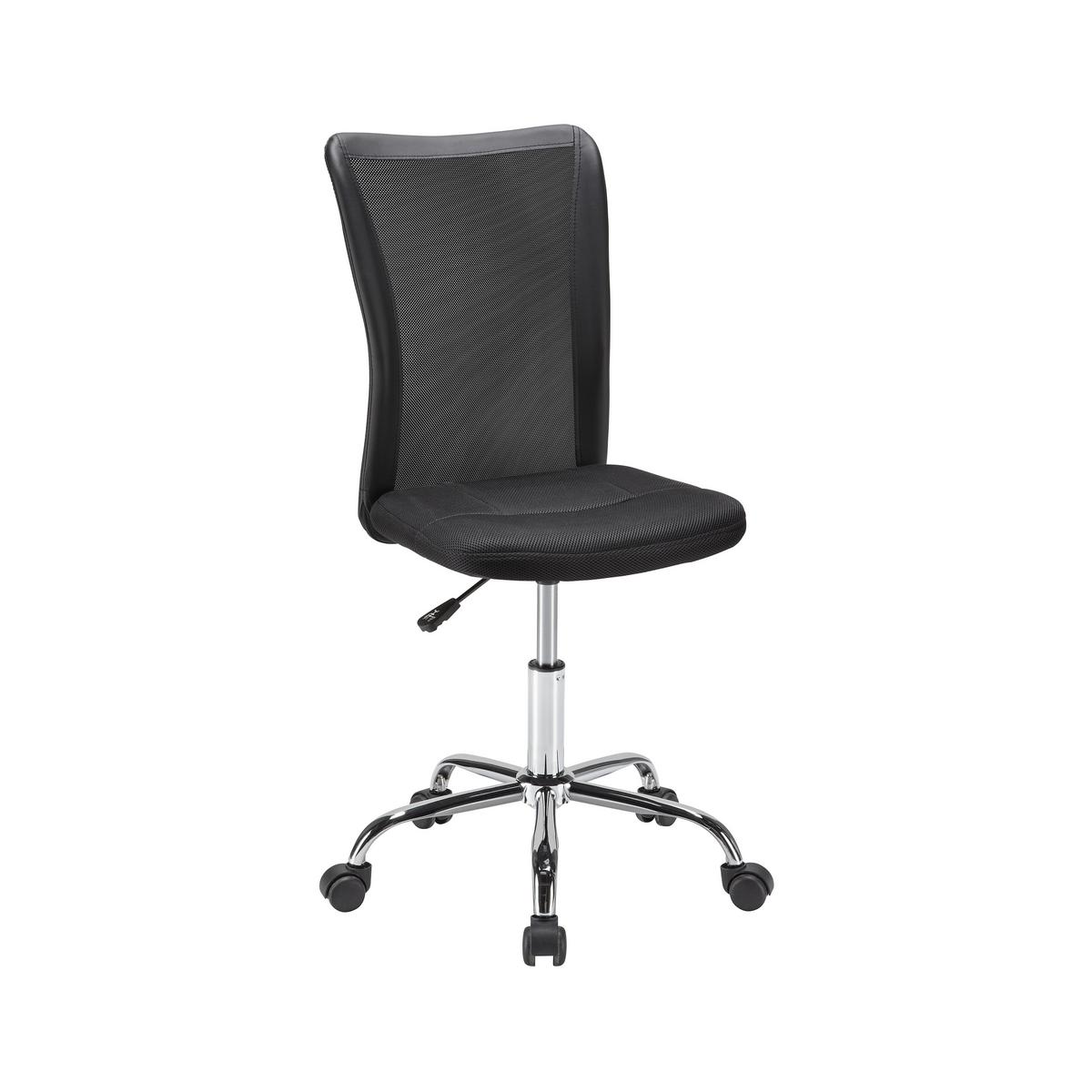 Kancelárska stolička SURF - čierna, Modern, kov/drevo (42/88-98/58,50cm) - Mömax