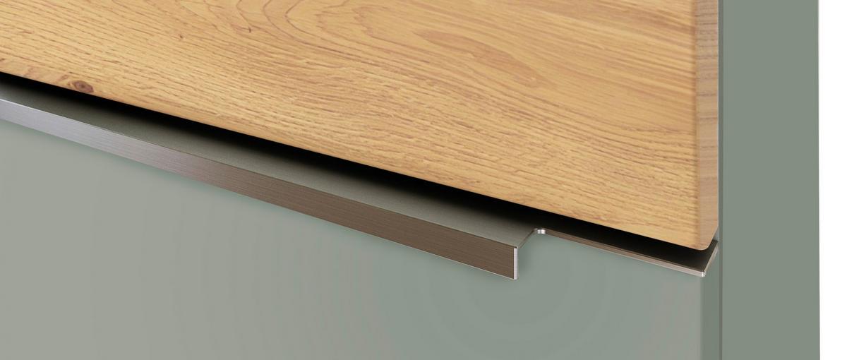 Midischrank Verona Schilfgrün/Wildeiche B: 40cm - Schilfgrün/Wildeiche, Trend, Holzwerkstoff (40/130/35cm) - Held