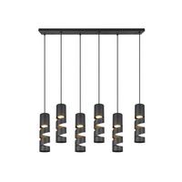 Pendelleuchte 364000632 STREAM - Schwarz, KONVENTIONELL, Metall (100/14/150cm) - Trio Leuchten