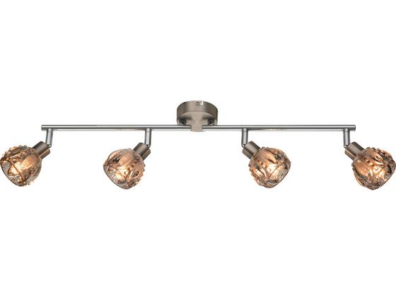 LED-Spotleuchte Aloha,4-flammig - Chromfarben, MODERN, Glas/Metall (60/8/13,5cm) LED-Spotleuchte Aloha,4-flammig - Chromfarben, MODERN, Glas/Metall (60/8/13,5cm)