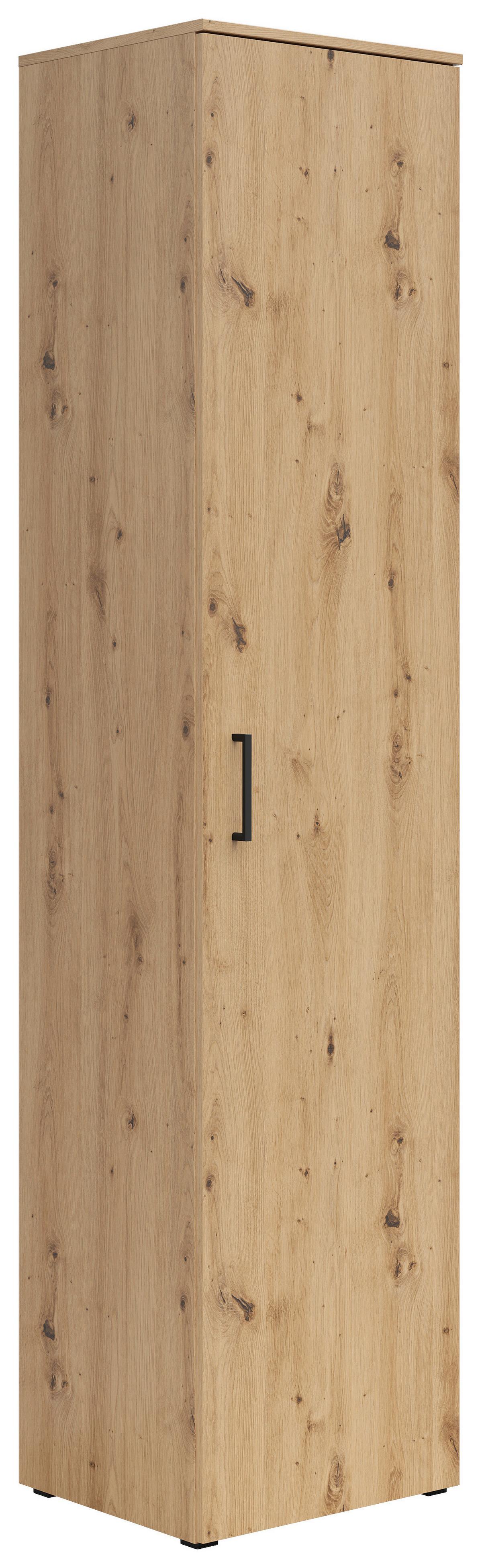 Szekrény Cabinet - Artisan tölgy, Modern, faalapú anyag (45/195/40cm)