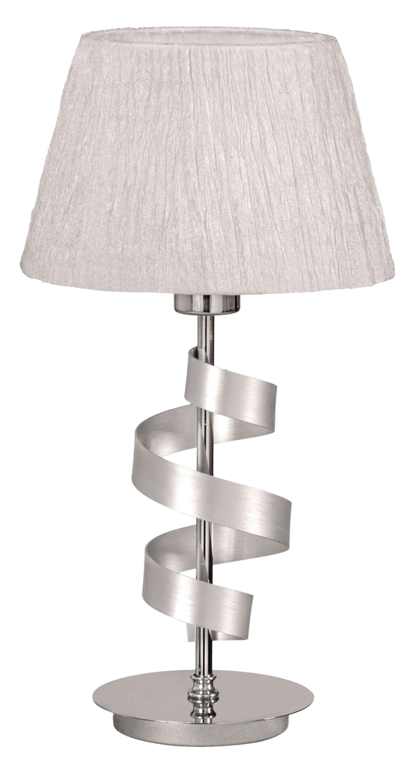 Tischleuchte 41-23476 Denis - Chromfarben, KONVENTIONELL, Kunststoff/Metall (25/25/46cm)