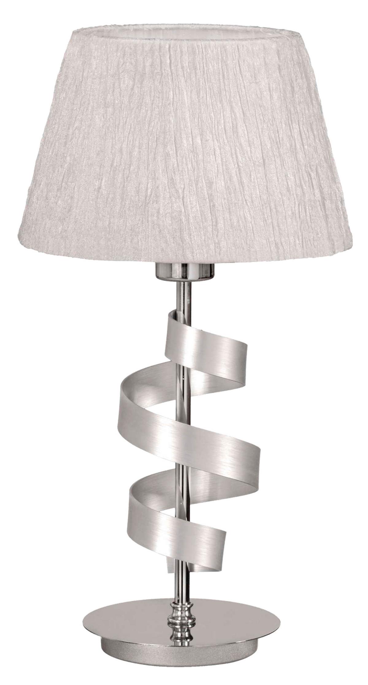 Tischleuchte 41-23476 Denis - Chromfarben, KONVENTIONELL, Kunststoff/Metall (25/25/46cm)