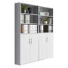 Office Edition B: 168,6 cm Grau/Weiß - Weiß/Grau, MODERN, Holzwerkstoff (168,8/227,2/33cm) - MID.YOU