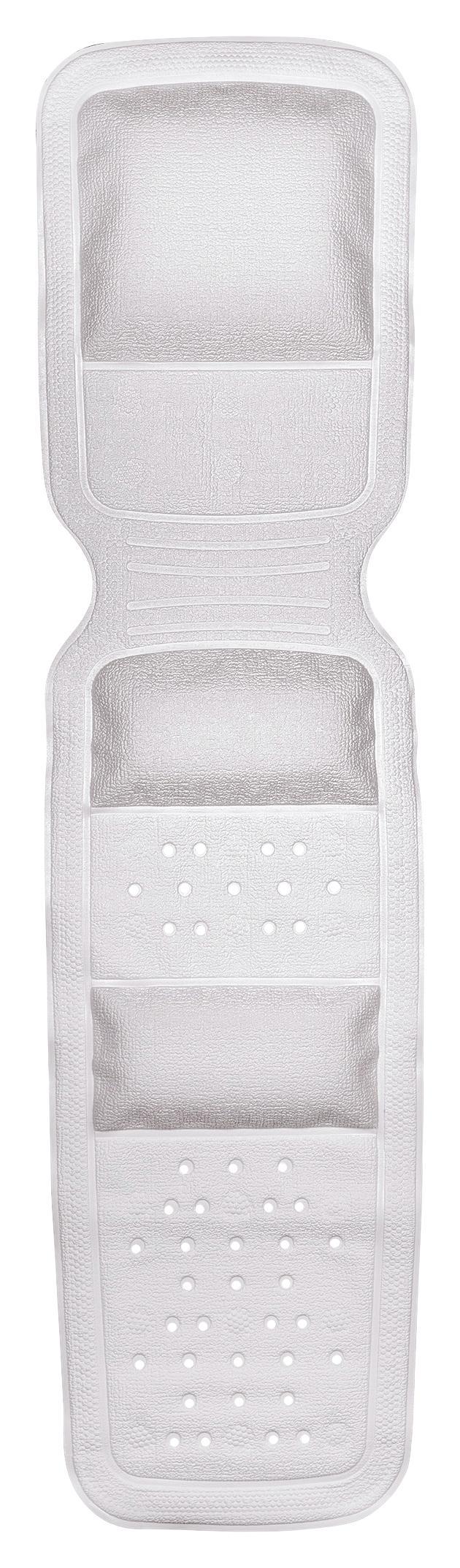 Wanneneinlage Wellness - Weiß, MODERN, Kunststoff (36/145cm) - Kleine Wolke