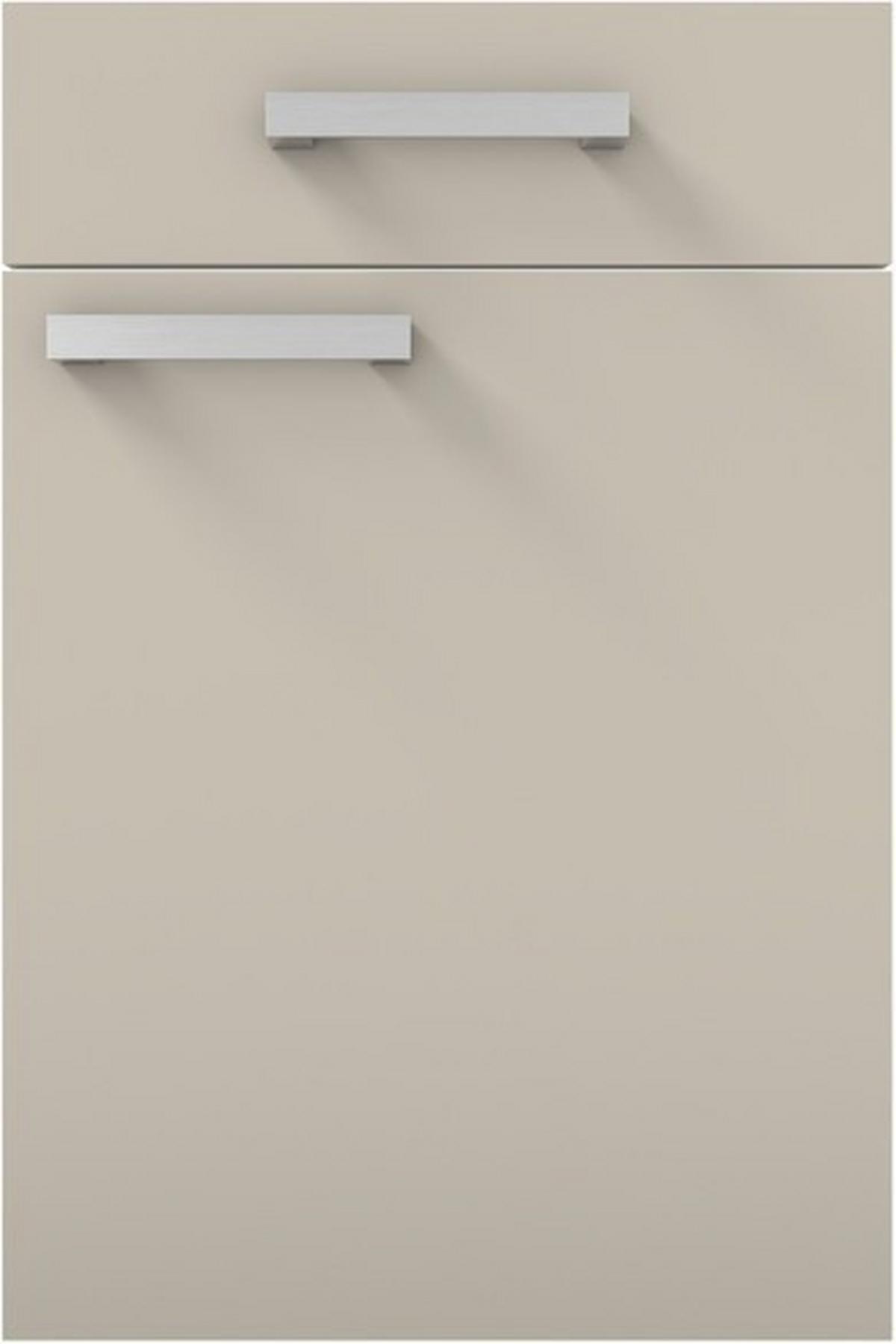 Eckküche Ip1200 ohne Geräte 185x320 cm Kieselgrau - Dunkelgrau/Grau, Basics (185/320cm)