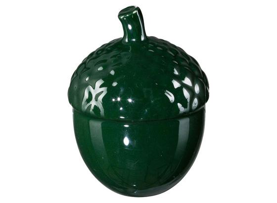 Dekofrucht H: 8 cm, Grün - Grün, MODERN, Keramik (6/6/8cm) Dekofrucht H: 8 cm, Grün - Grün, MODERN, Keramik (6/6/8cm)