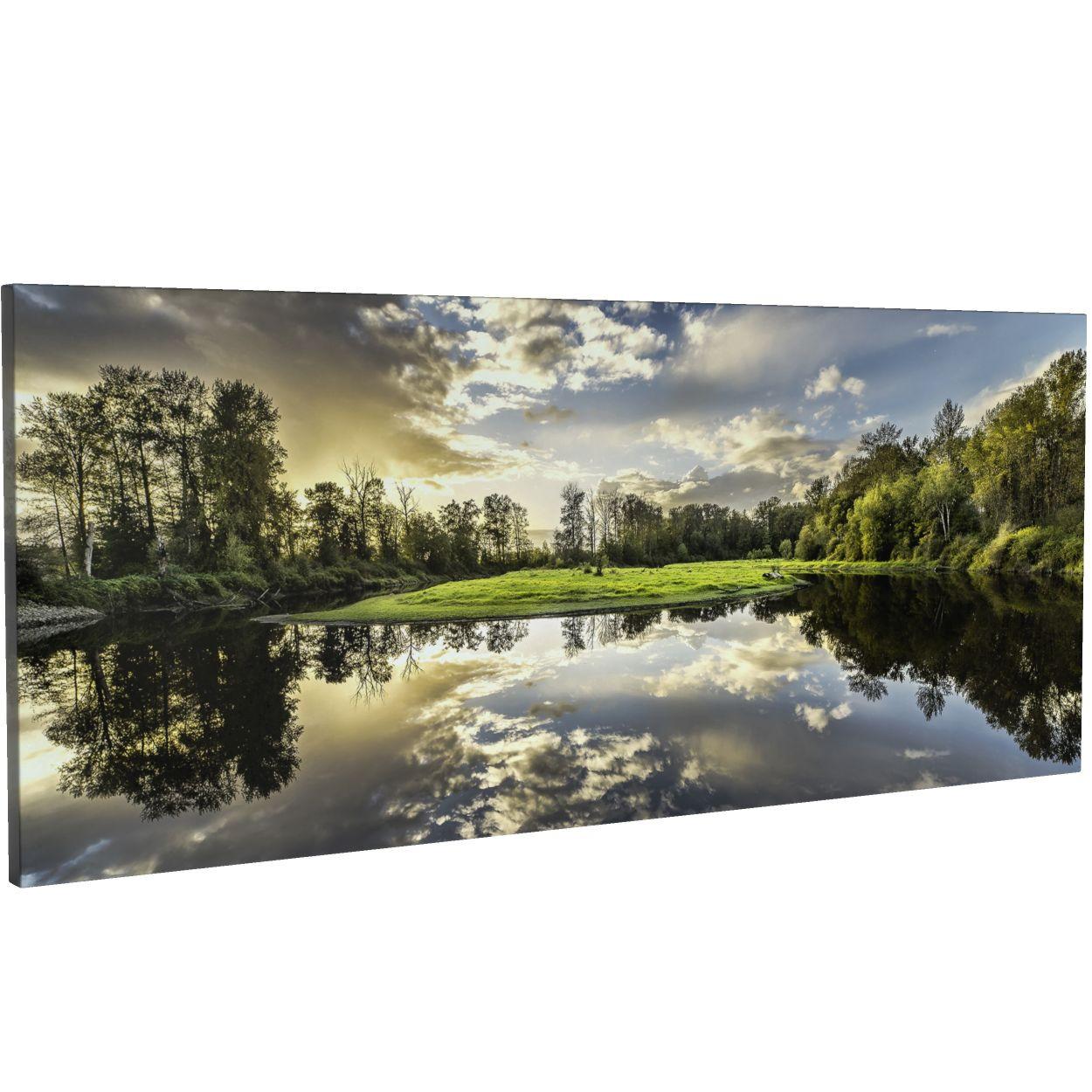 Keilrahmenbild Anastasia - Blau/Multicolor, KONVENTIONELL, Holz/Kunststoff (120/50cm) - James Wood