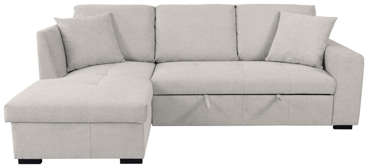 Ecksofa Lukas Creme S: 158x239 Cm - Creme, Trend, Textil (158/239cm)