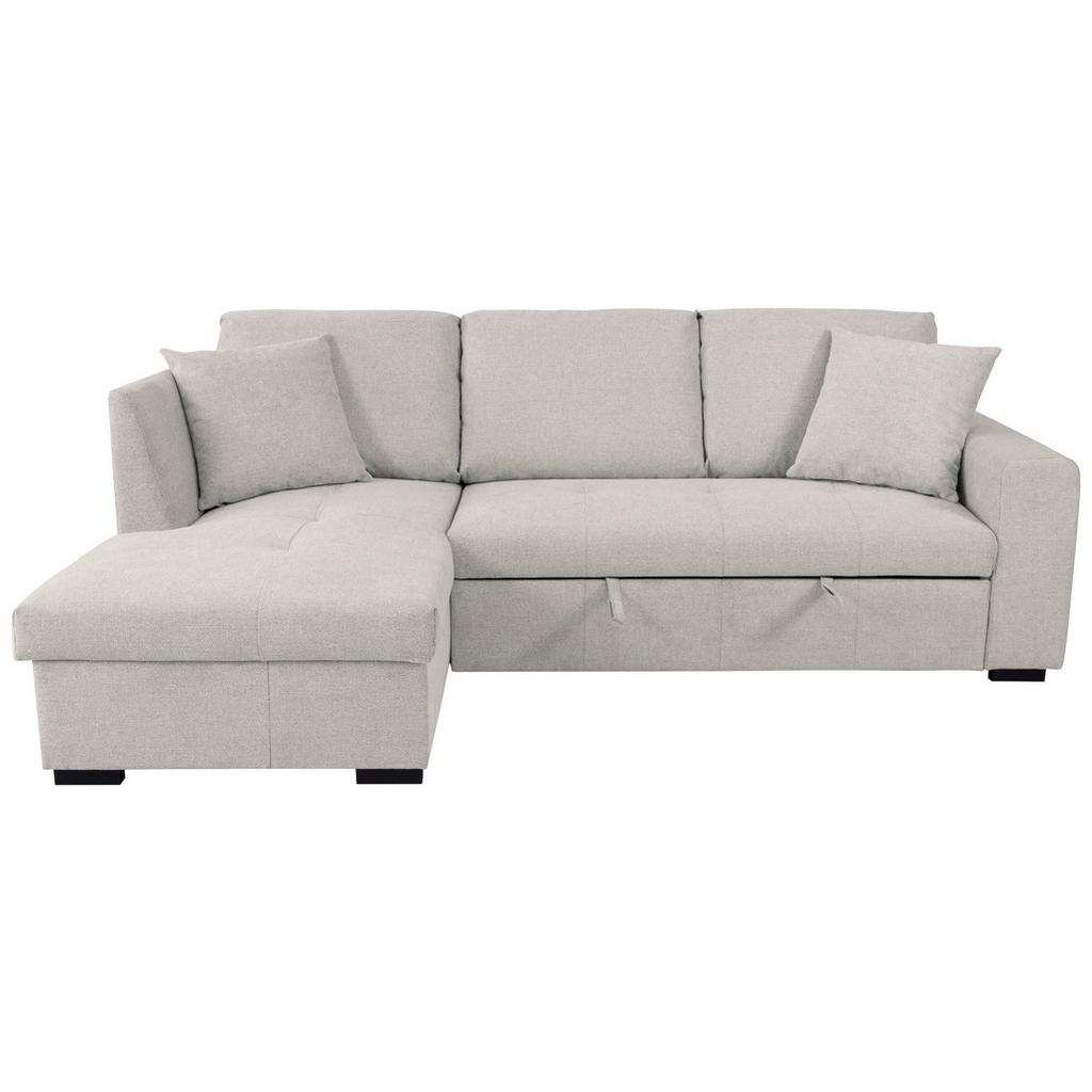 Ecksofa Lukas Creme S: 158x239 cm