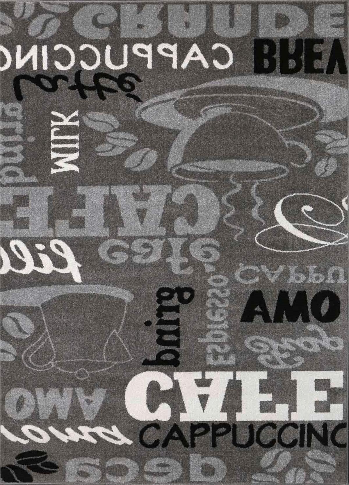 Webteppich Grau Naturfaser Rome 120x170 Cm - Grau, MODERN, Textil (120/170cm)