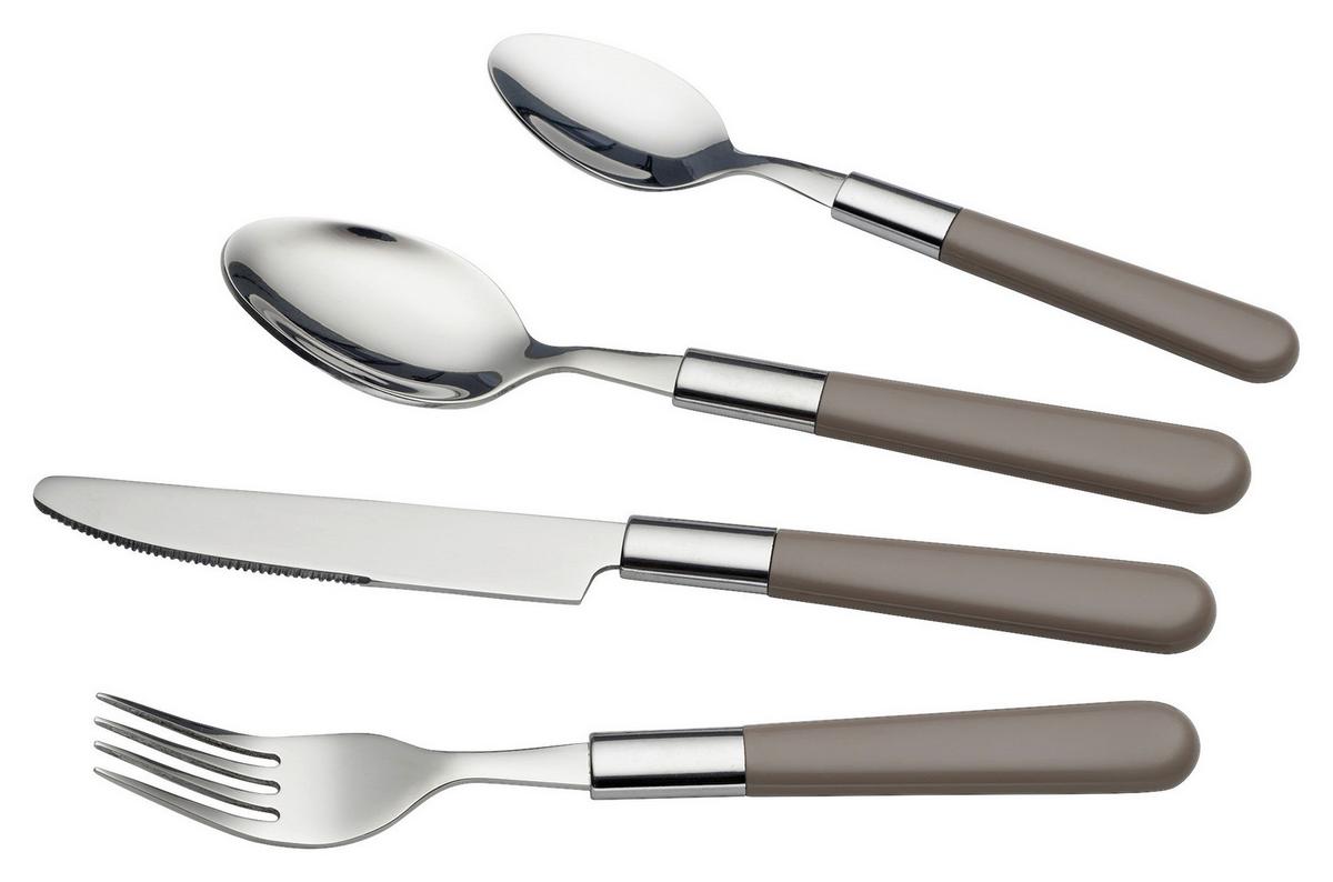 Besteckset Echtwerk Besteckset "bistro" - Grau, Design, Metall - Echtwerk