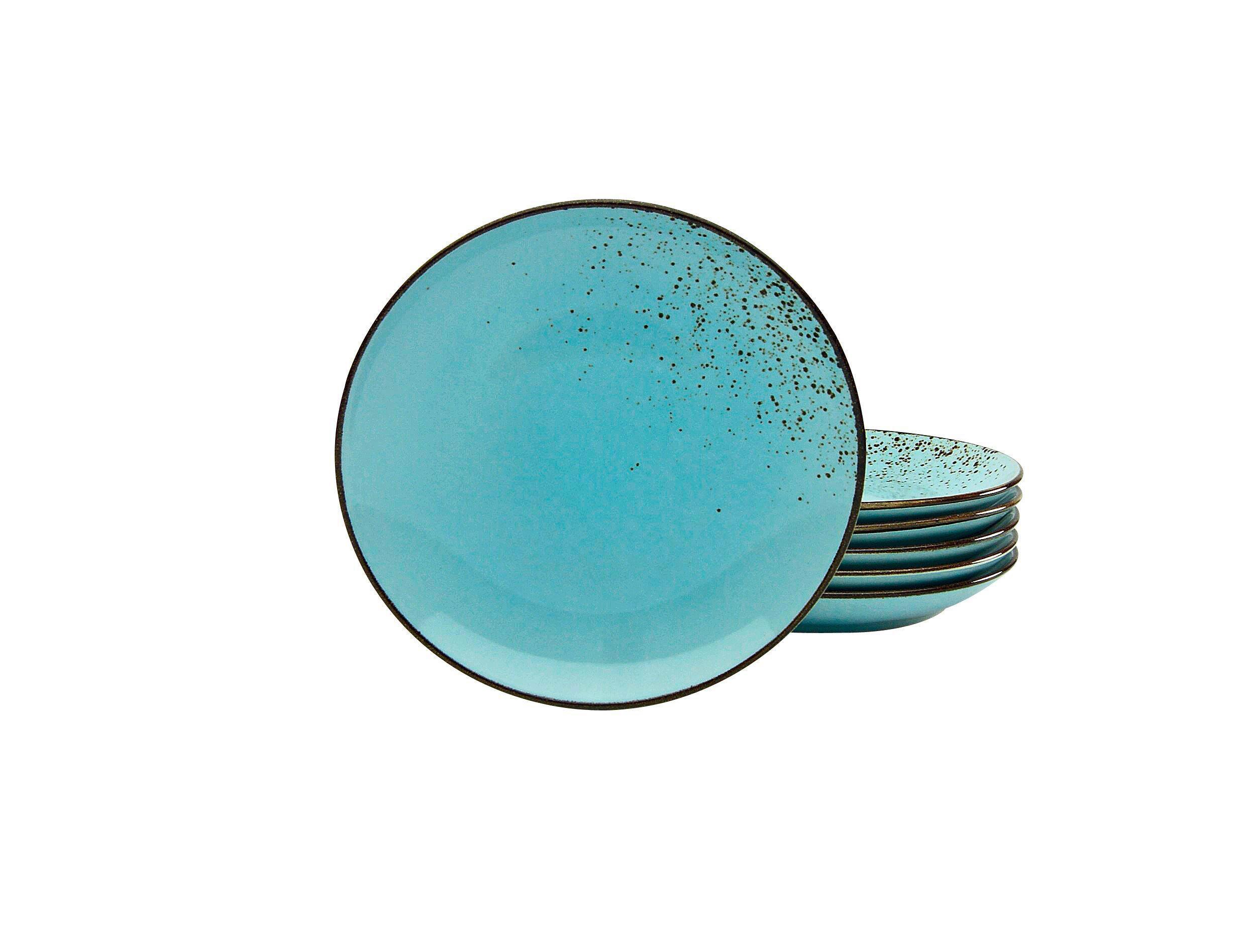 Desserttellerset 22067 Nature Collection - Pastellblau, Trend, Keramik (21cm) - Creatable
