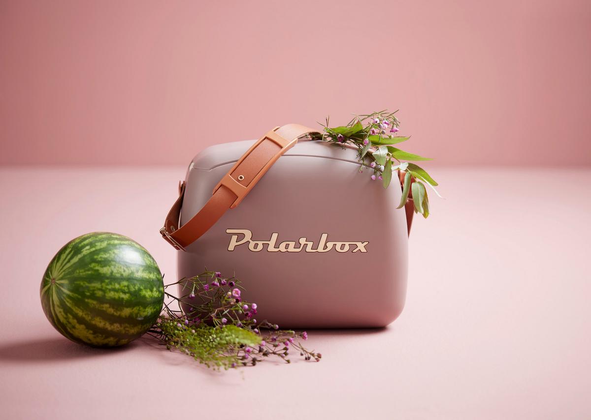 Chladící taška objem: 6L, včet. 2 boxu - světle fialová, Moderní, plast (6l) - Polarbox