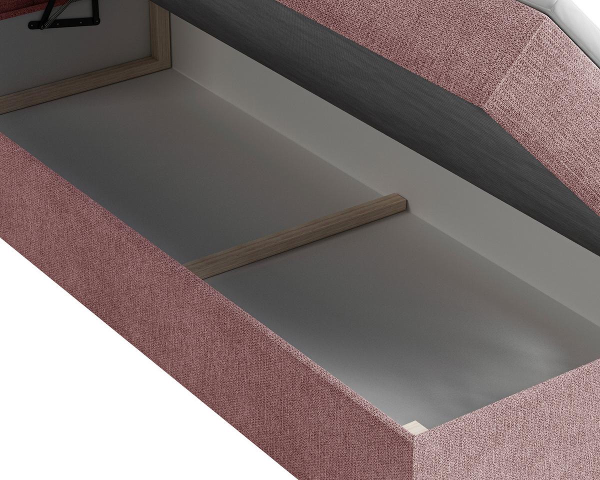 BOXBETT Oslo Kupferfarben 180x200cm - Schwarz/Kupferfarben, MODERN, Holz/Kunststoff (180/200cm) - MID.YOU