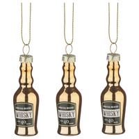 Vánoční ozdoba na stromeček FIGURES -PAZ- - černá/barvy zlata, sklo (2,5/8cm) - Mömax