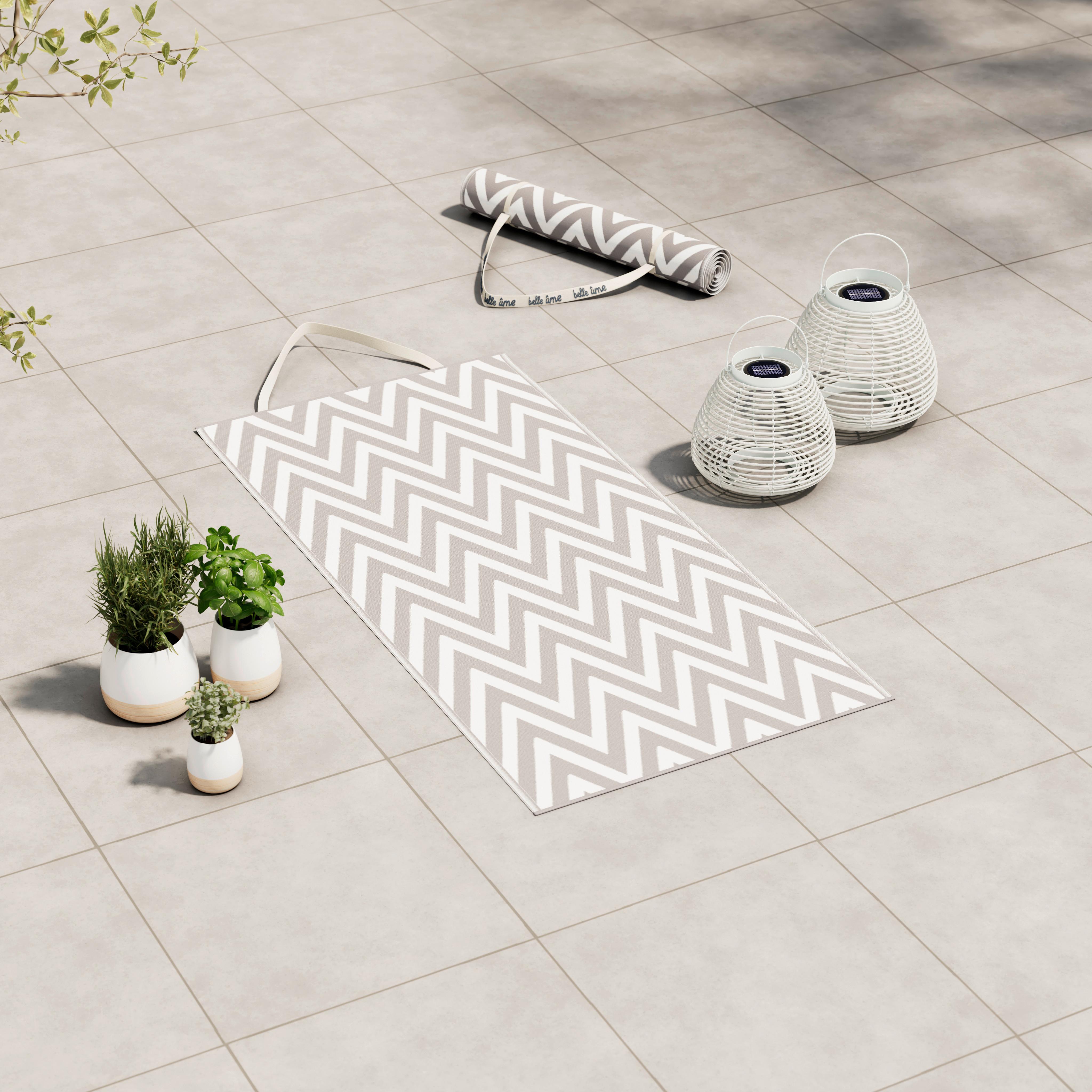 PLÁŽOVÁ PODLOŽKA RIYA - světle šedá, Moderní, textil/plast (70/170cm) - Bessagi Garden