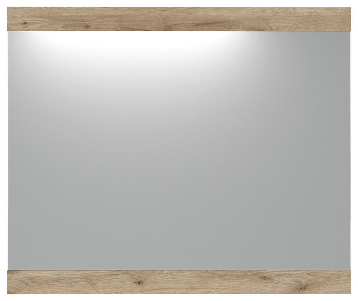Spiegel Twist B: 86 Cm Viking Eiche Dekor - Eichefarben, MODERN, Glas/Holzwerkstoff (86/72/2,2cm)