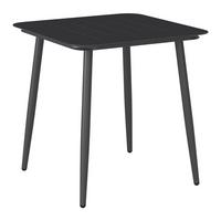 Gartentisch Titan Metall L 74,5 cm - Anthrazit, MODERN, Metall (74,5/72/74,5cm) - Luca Bessoni