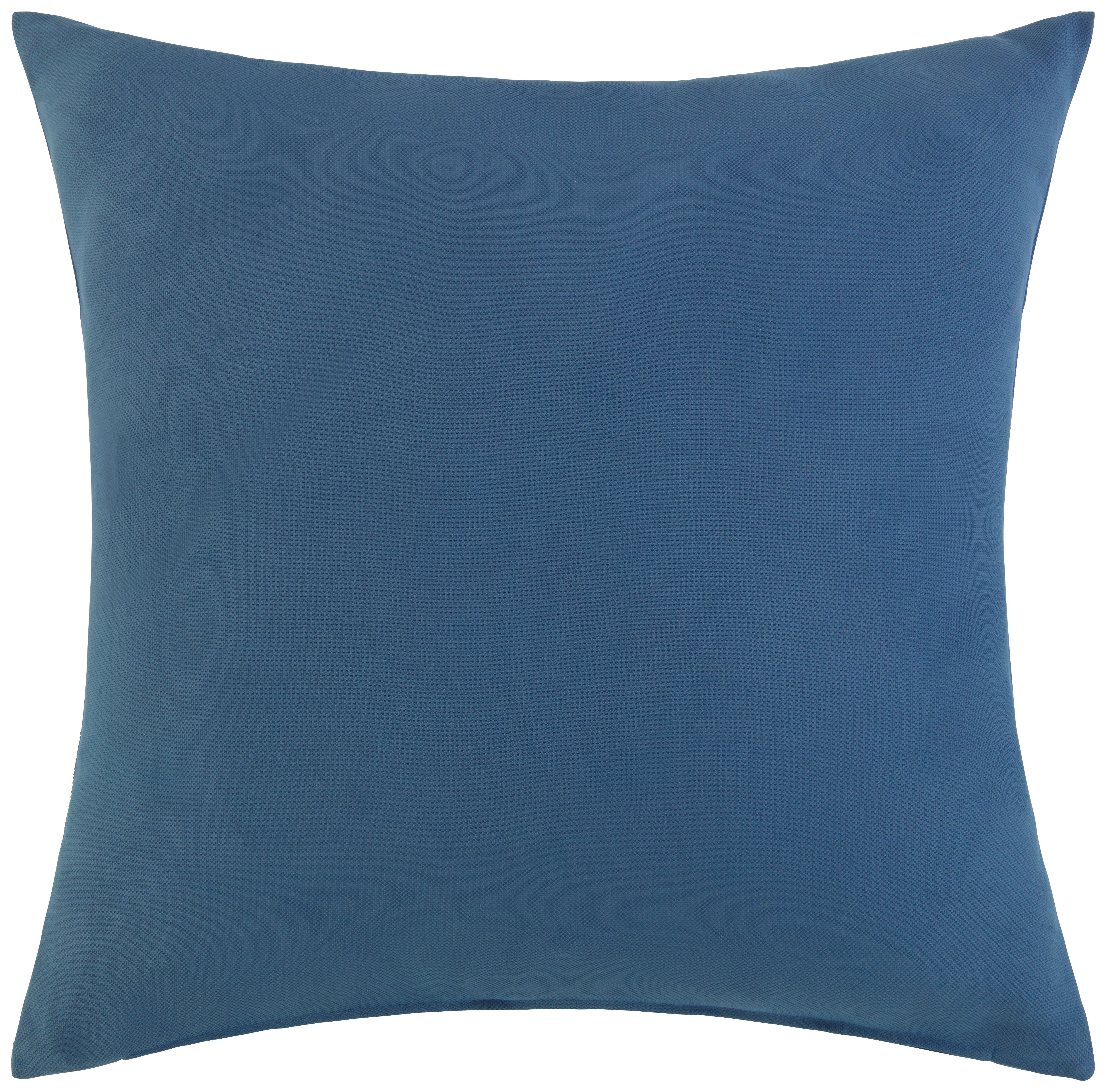 Dekoračný Vankúš Felix, 45/45cm, Tmavomodrá - tmavomodrá, Konvenčný, textil (45/45cm) - Modern Living