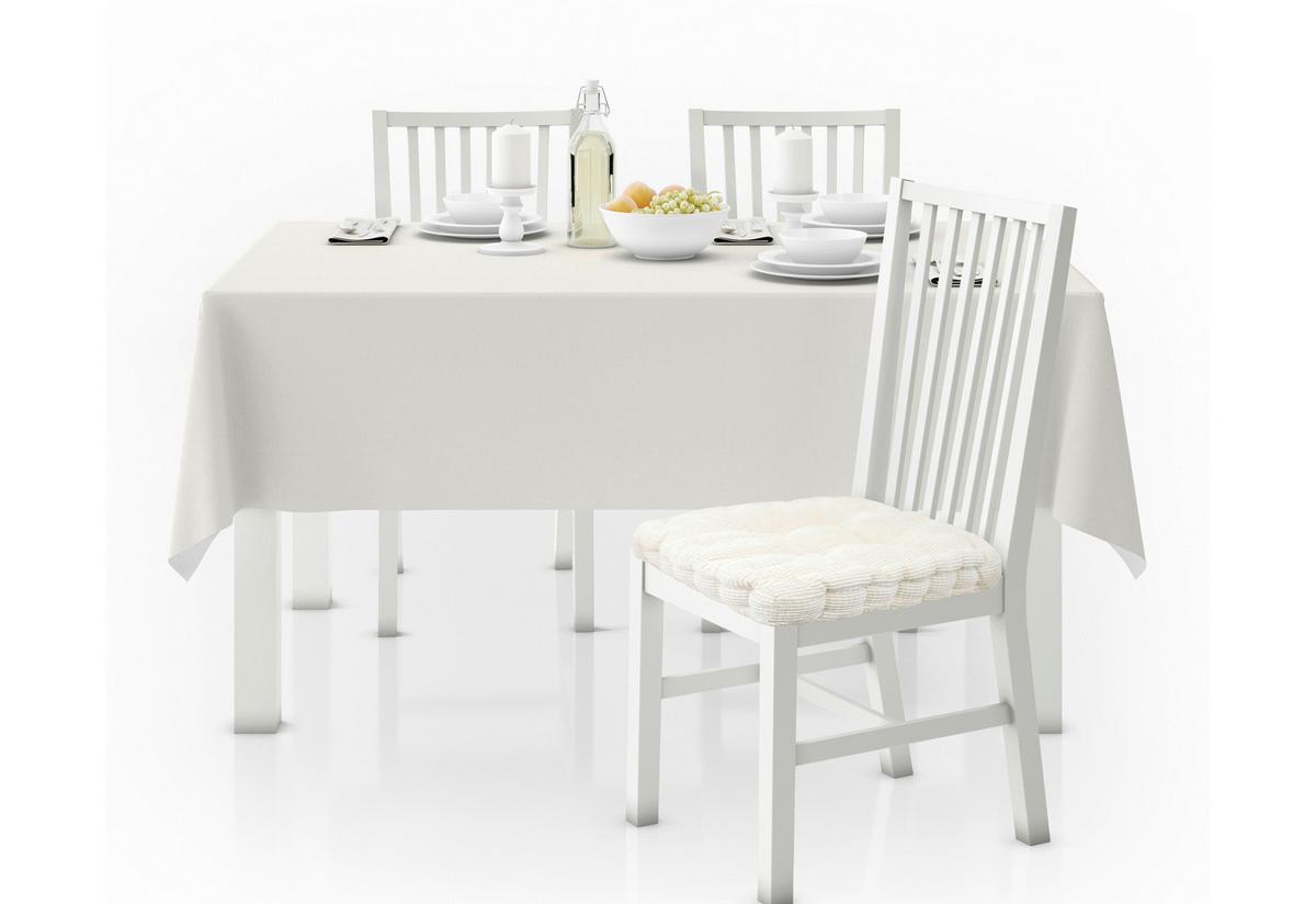 Sitzkissen Beate - Creme, MODERN, Textil (40/40/8cm) - Luca Bessoni