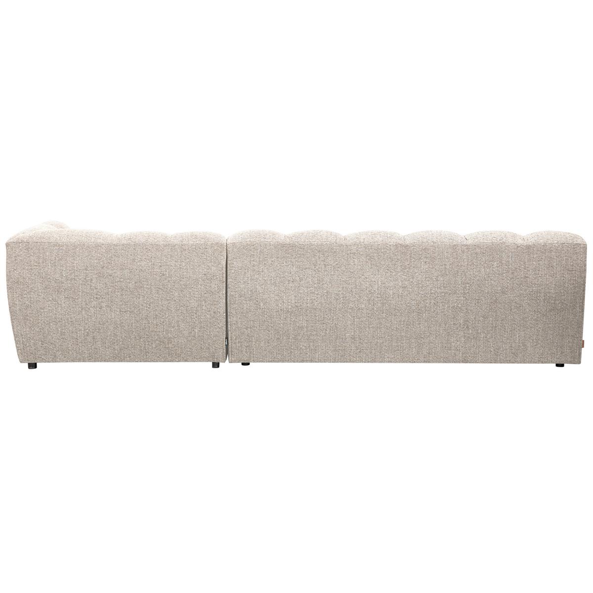 Ecksofa Allure Naturfarben S: 324x165cm - Schwarz/Naturfarben, Design, Textil (324/165cm) - Livetastic