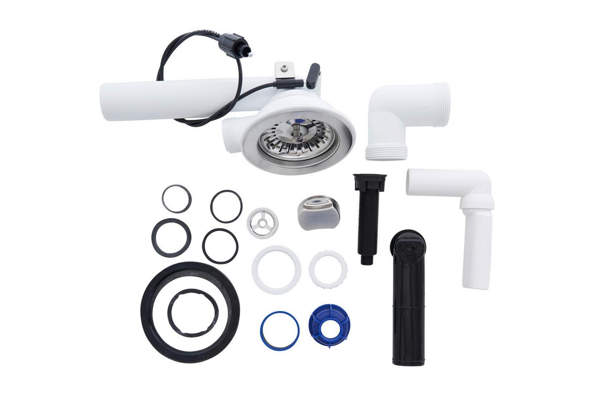 Spüle Respekta Stein Bxt: 86x50 cm - Grau, Trend, Stein (86/20,9/50cm) - Respekta