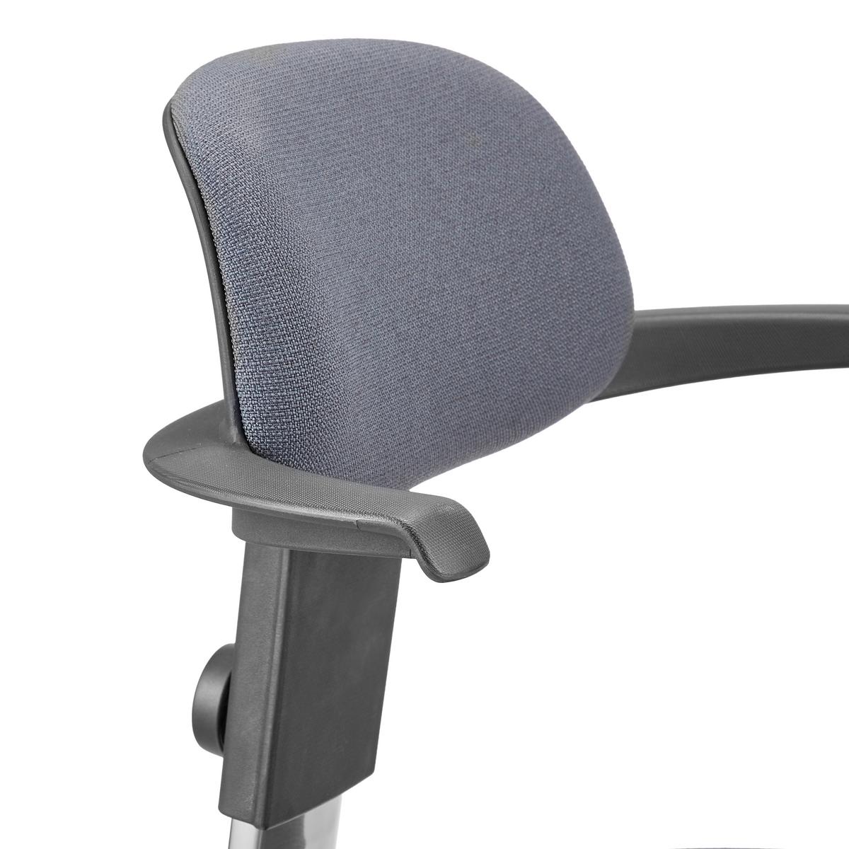 DREHSTUHL Work Grau B: 55cm - Grau, MODERN, Kunststoff/Textil (55/91/51cm) - MID.YOU