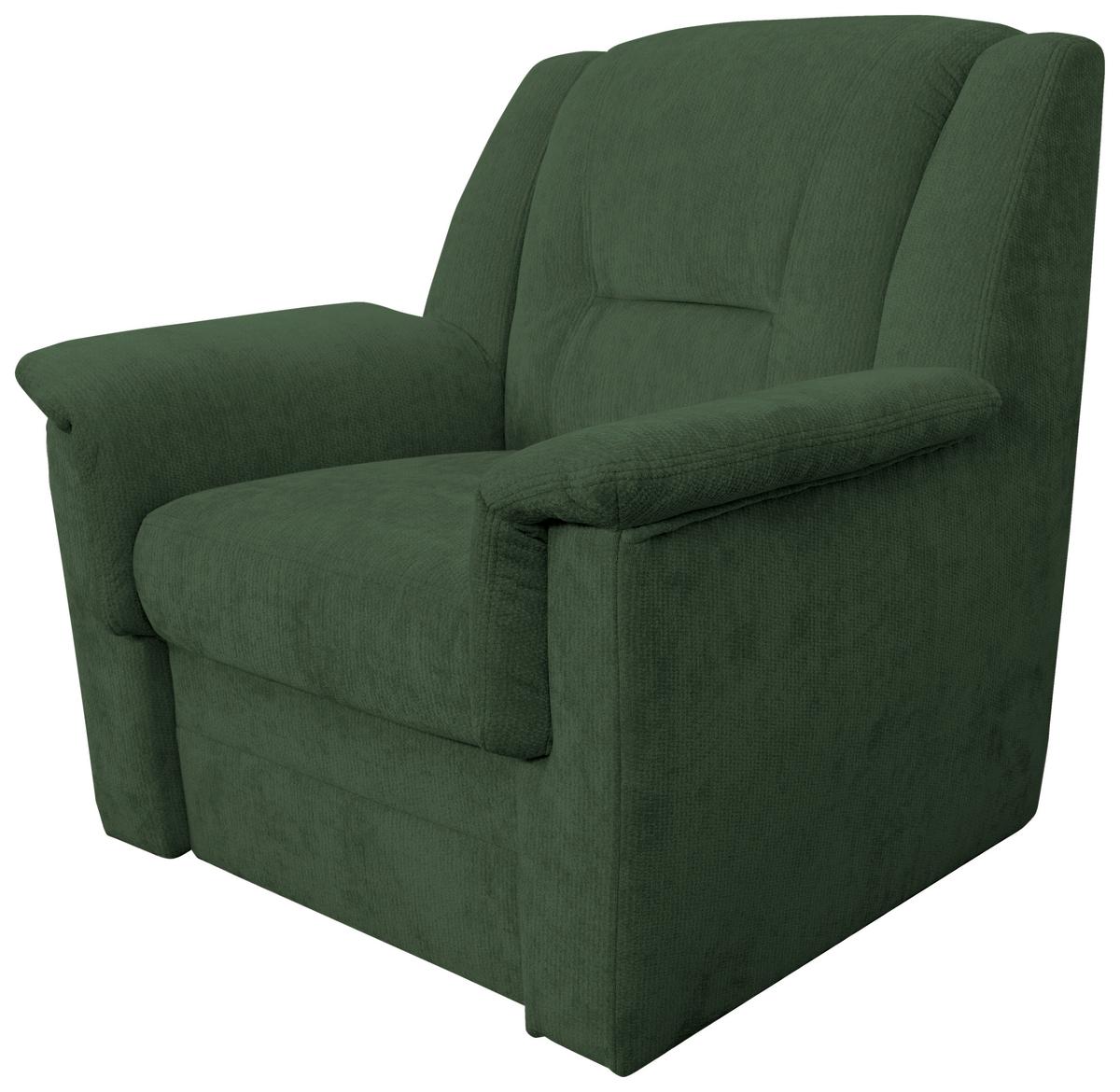 FERNSEHSESSEL Rafael, Dunkelgrün B: 94 cm - Dunkelgrün/Schwarz, Trend, Textil (94/95/95cm)