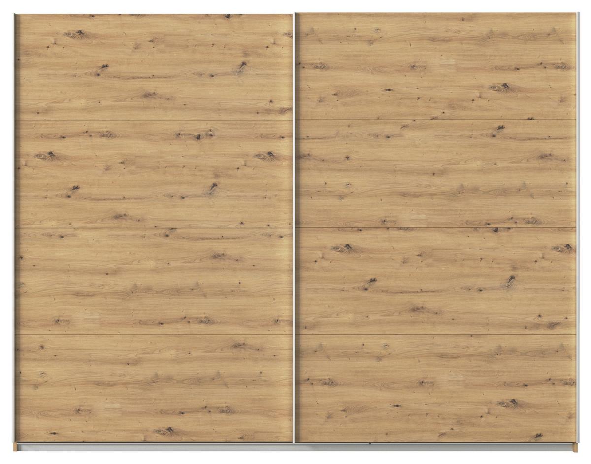 Schwebetürenschrank Feldkirch 271 Normalhöhe - Eiche Artisan, MODERN, Holzwerkstoff (271/210/62cm)
