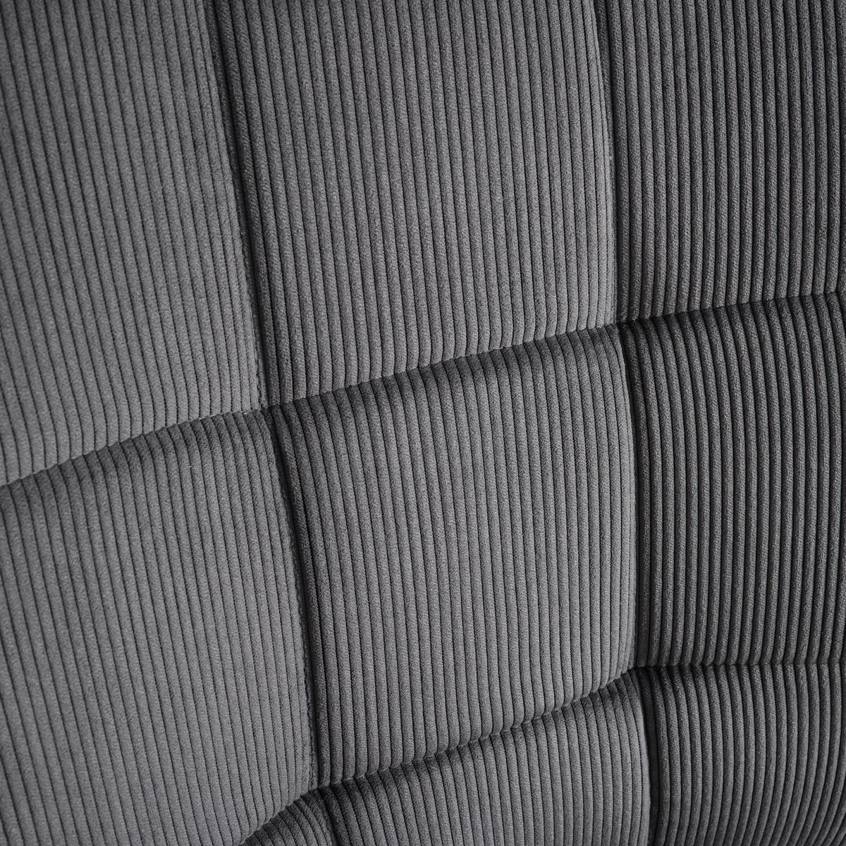 Houpací židle Lea, šedá - sivá/chrómová, Modern, kov/textil (44/97/59cm) - Mömax