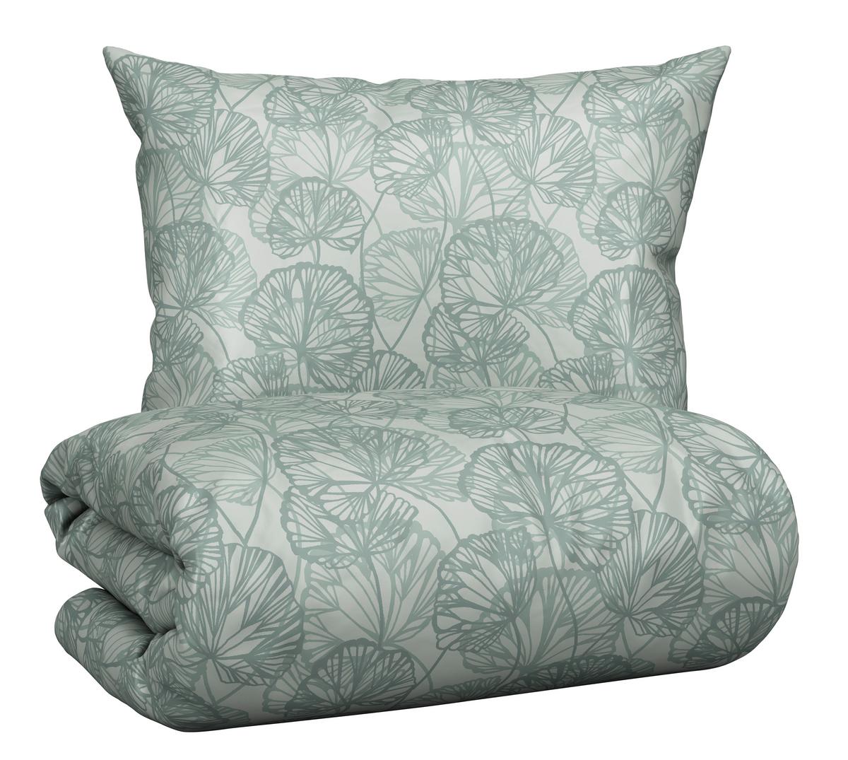 Povlečení Ethens, 70/90 140/200cm - zelená, textil (140/200cm) - Modern Living