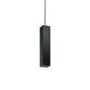 Hängeleuchte Sky H: 45/130 cm 1-Flammig Schwarz - Schwarz, KONVENTIONELL, Metall (6/45/130/6cm) - Ideal Lux
