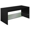 Konferenčný stolík WISAL čierny - čierna, Modern, kompozitné drevo (90/40/40cm) - MID.YOU
