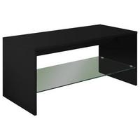Konferenčný stolík WISAL čierny - čierna, Modern, kompozitné drevo (90/40/40cm) - MID.YOU