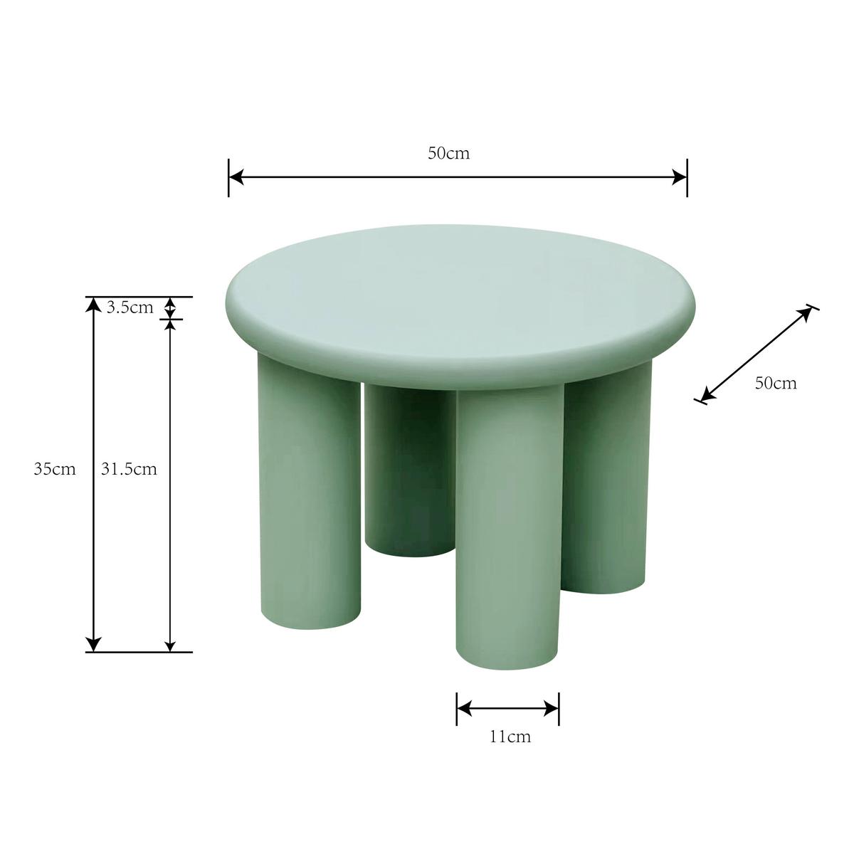 PRÍRUČNÝ STOLÍK ARNE -TREND- - zelená, Modern, kompozitné drevo (50/35cm) - Mömax